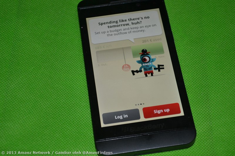 Toshl Finance BB10
