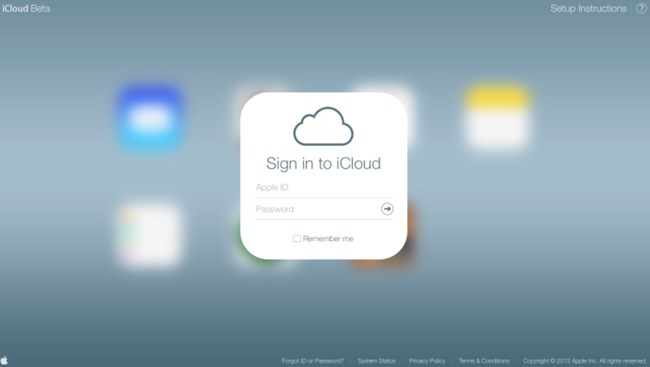 iCloud.com Beta