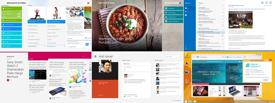 Windows 8.1 - Aplikasi