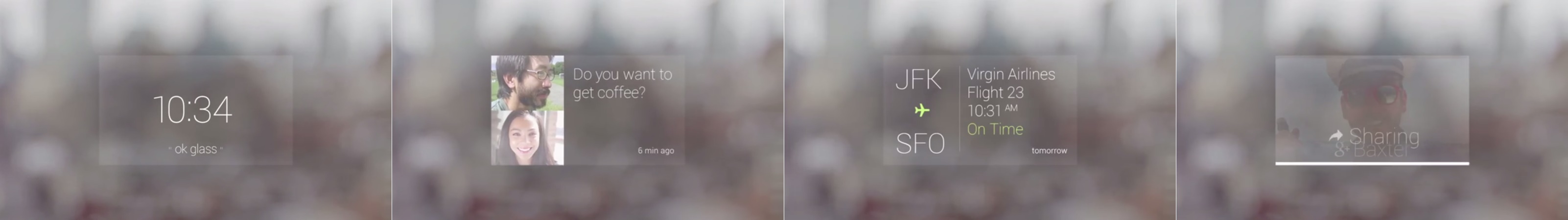 Google Glass Menu