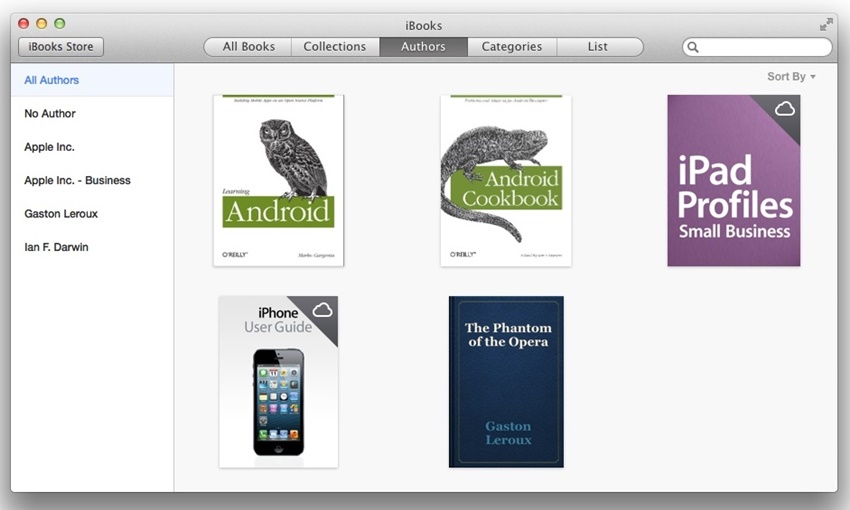OS X Mavericks - iBooks