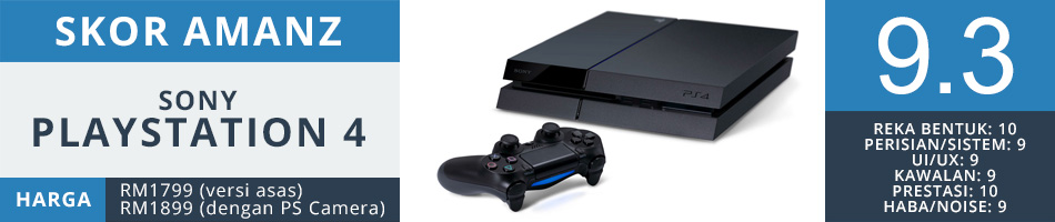 Skor Sony PlayStation 4