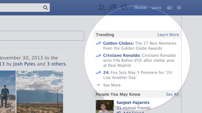 Facebook Trending