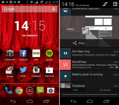 xperia-Z-antaramuka