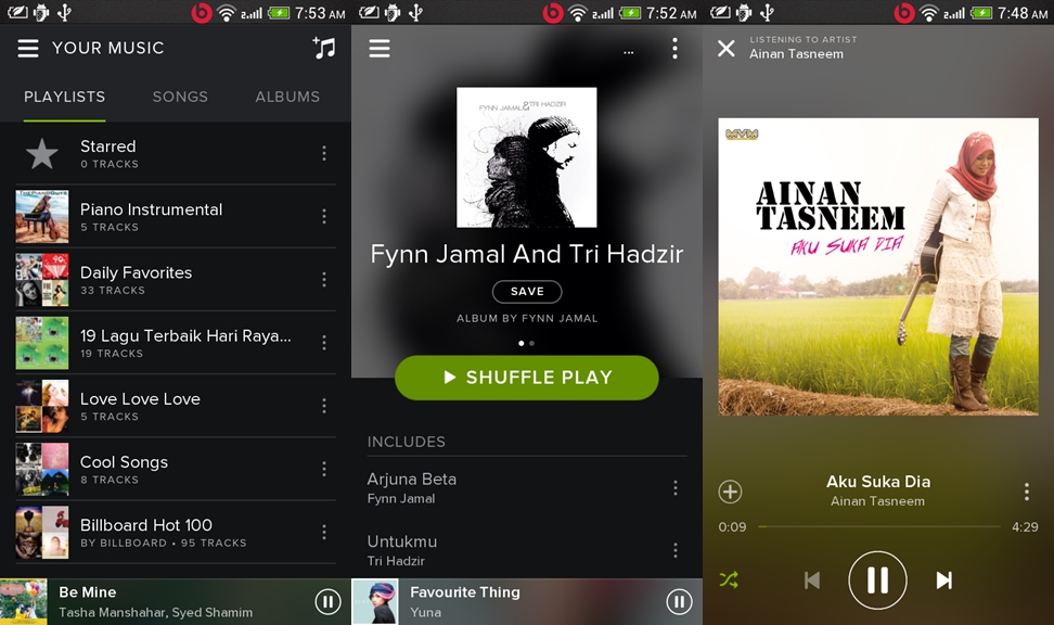 Spotify Android Baru