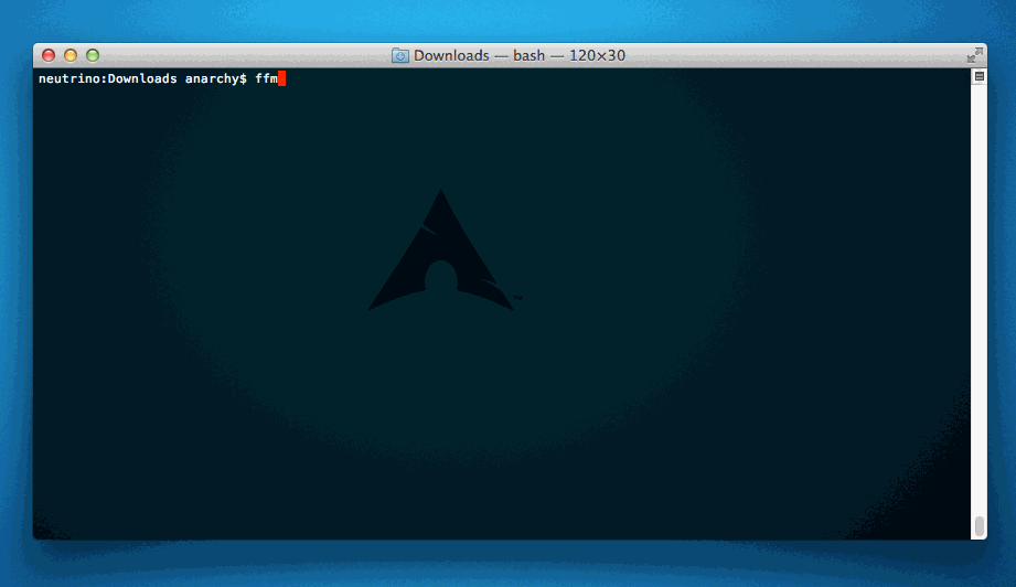 ffmpeg command line demo