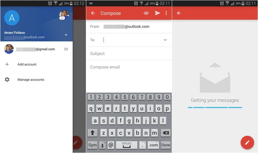 GMail 5.0 Android