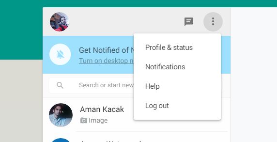 WhatsApp Web Logout