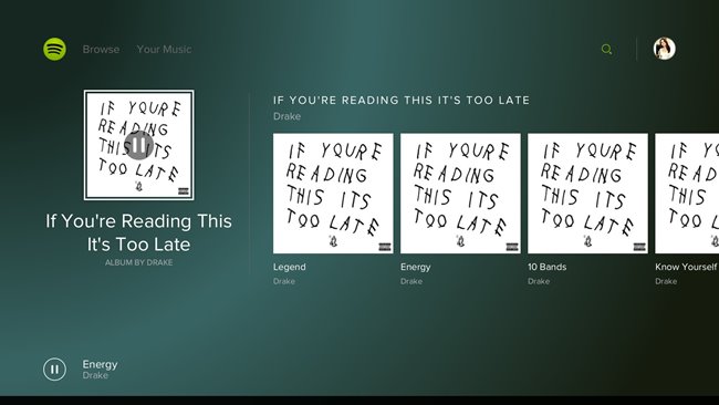 Spotify PlayStation 4