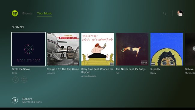 Spotify PlayStation 4
