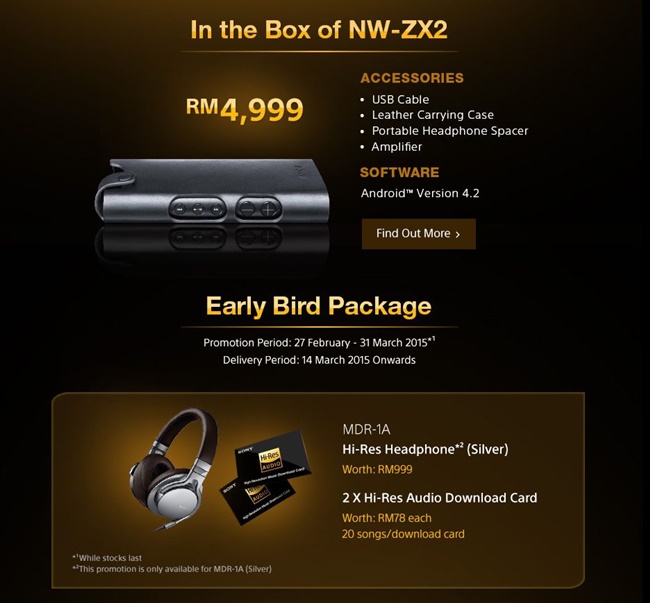 Sony Walkman NW-ZX2