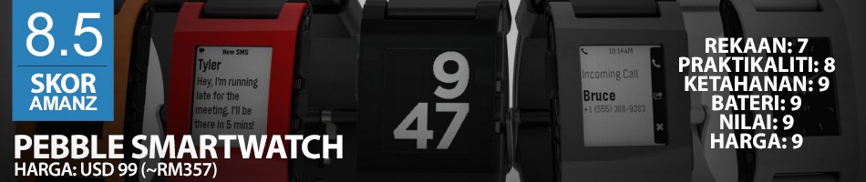 Skor Amanz 2015 - Pebble Smartwatch