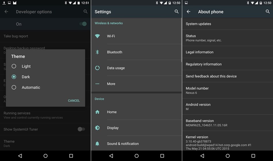 Android M Developer Preview