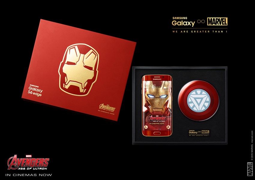 Galaxy S6 Edge Iron Man