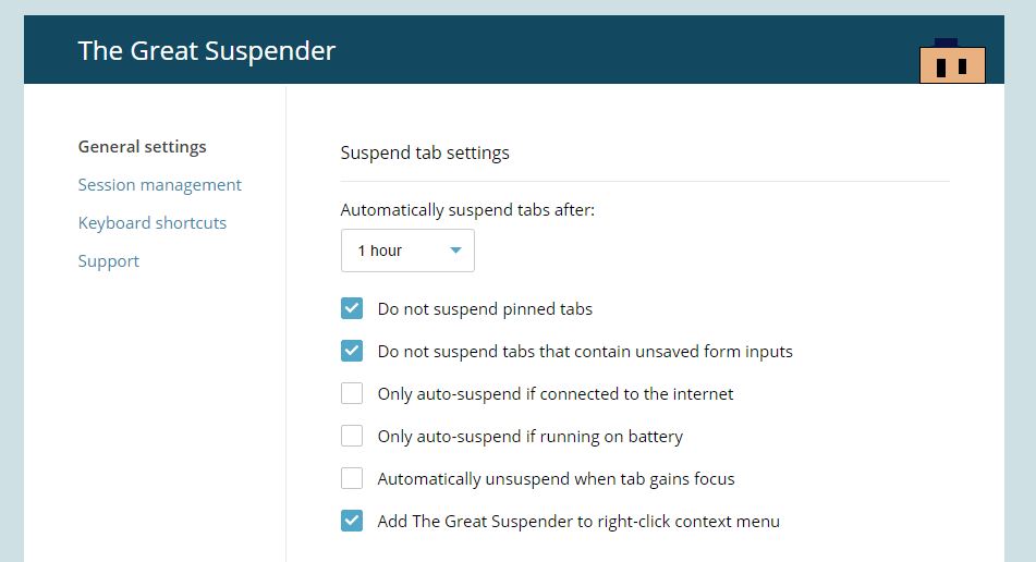 Great Suspender Chrome