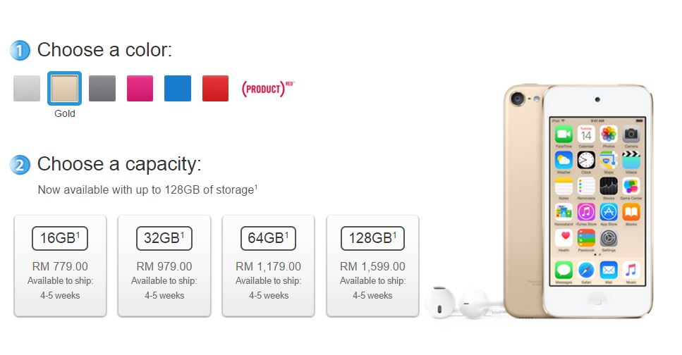 Apple iPod Touch 2015