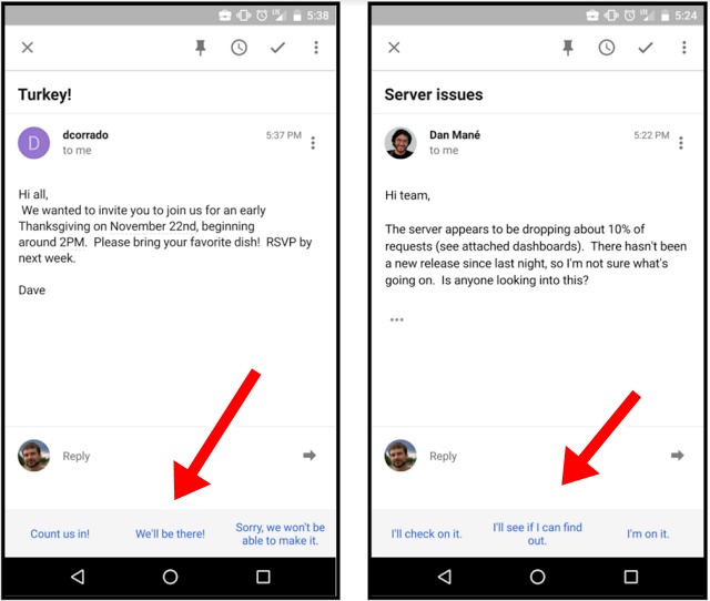 GMail Smart Reply