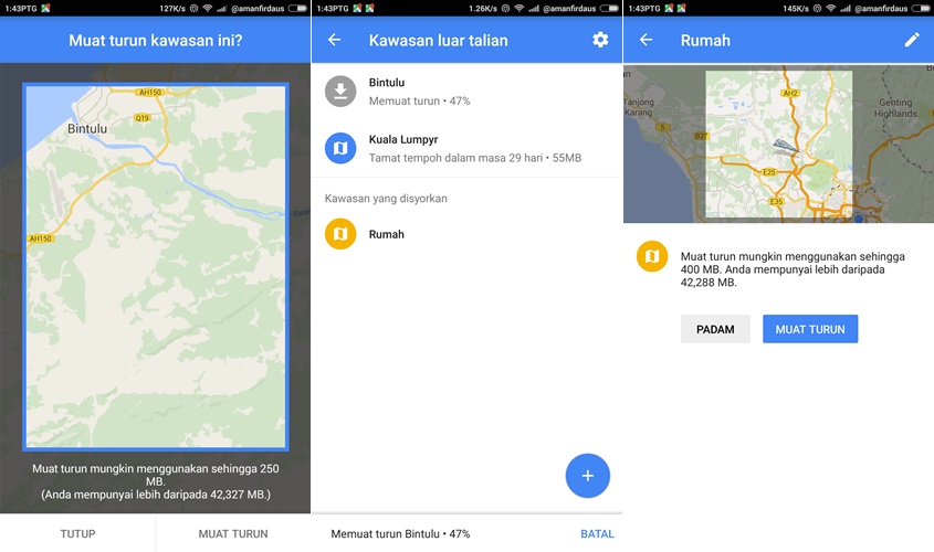 Google Maps Offline