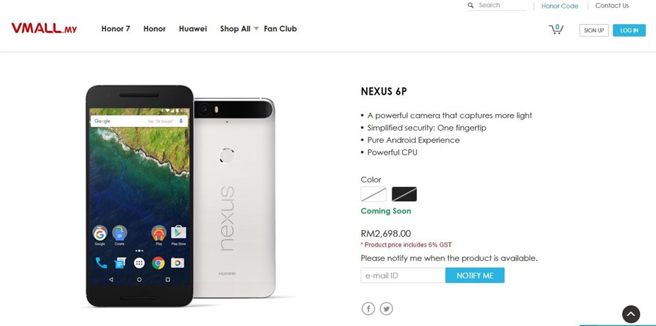 Nexus 6P Malaysia