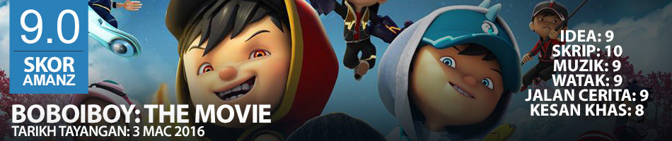 Skor Amanz 2015 - Boboiboy - Markah