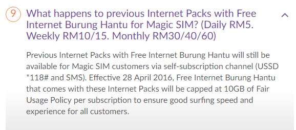 Celcom Xpax Internet Burung Hantu