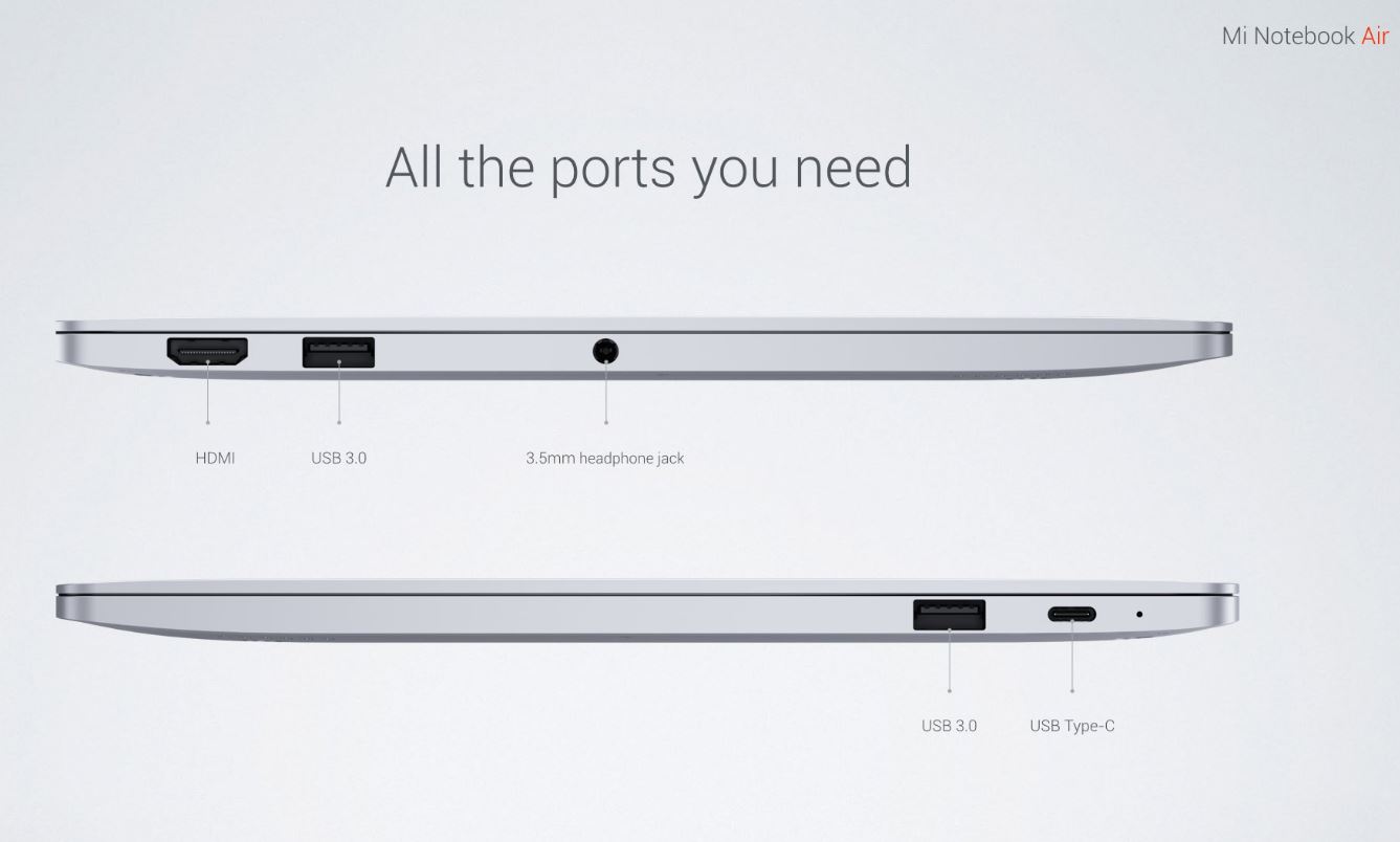 Mi NOtebook Air 1