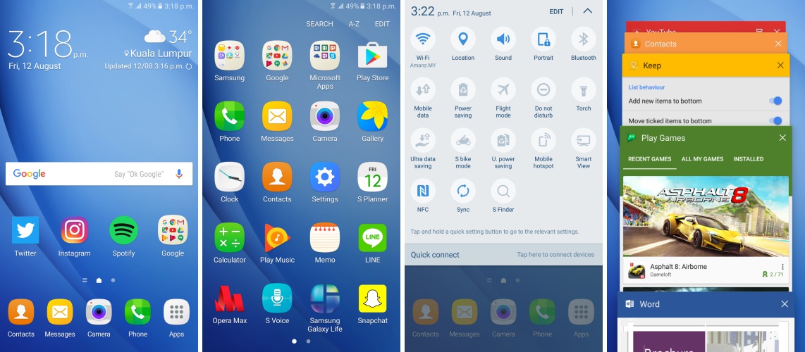 Galaxy A9 Pro Scr 1