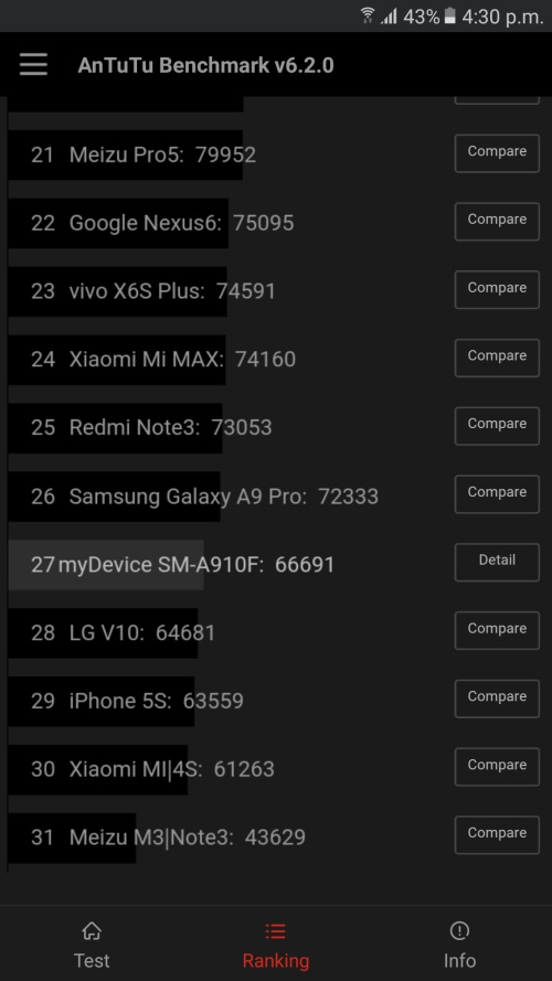 Galaxy A9 Pro Scr 3