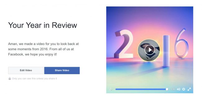 Facebook Year In Review