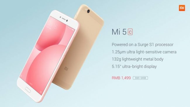 Xiaomi Mi 5C