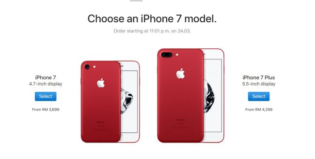 Apple iPhone 7 RED