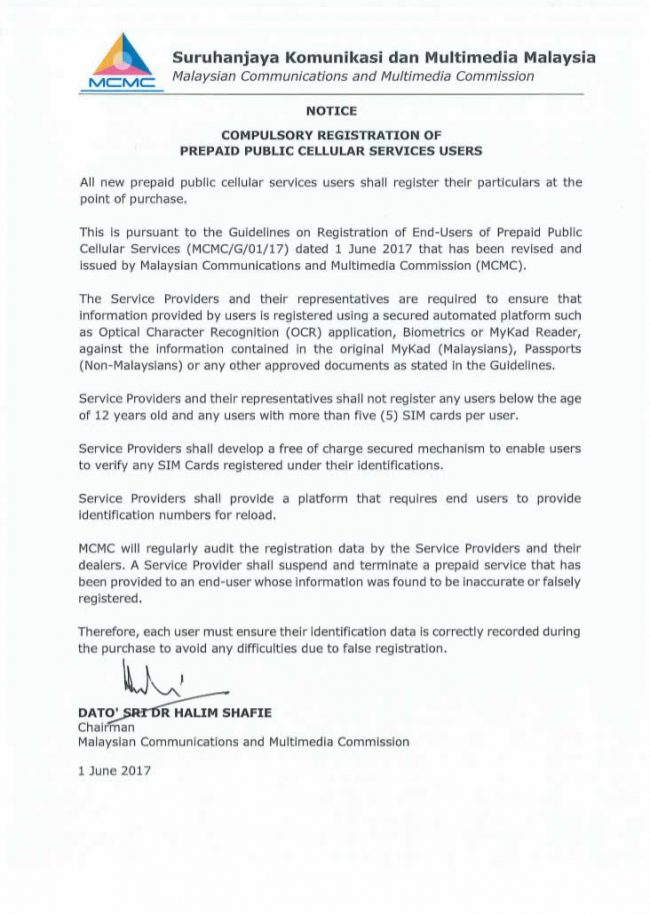 SKMM Notis Prabayar