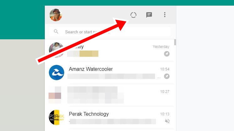 WhatsApp Web Status