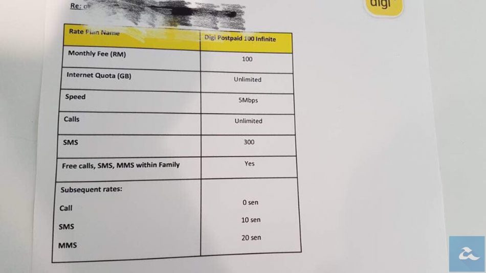 Digi Postpaid Infinite 100