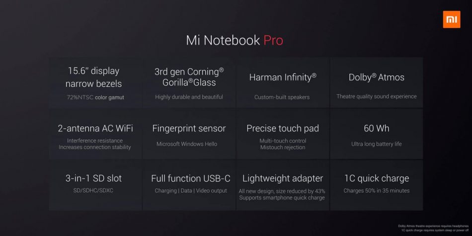 Mi Notebook Pro