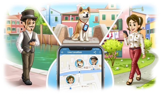 Telegram Live Location