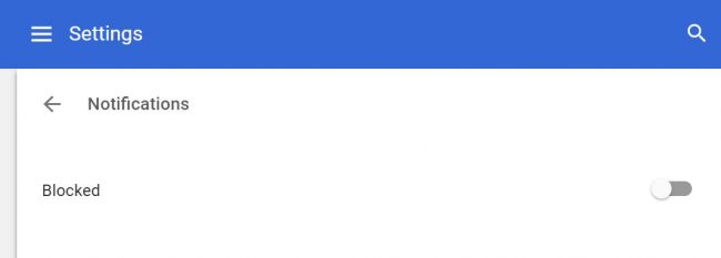 Chrome Notifikasi