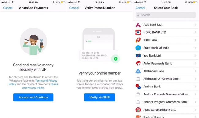 WhatsApp Payment