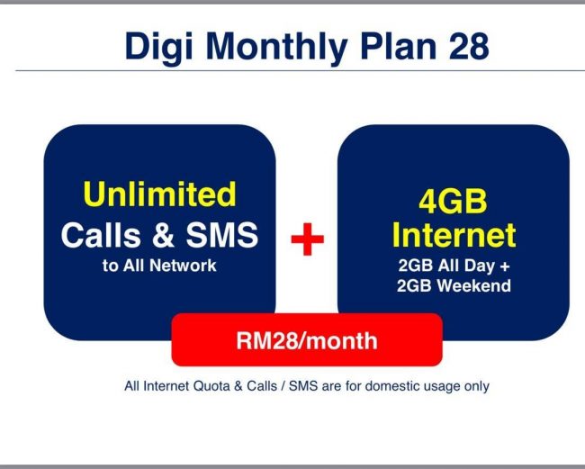 Digi Prepaid RM28