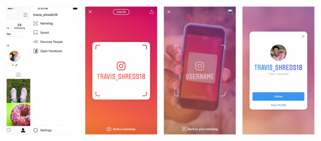 Instagram Nametag
