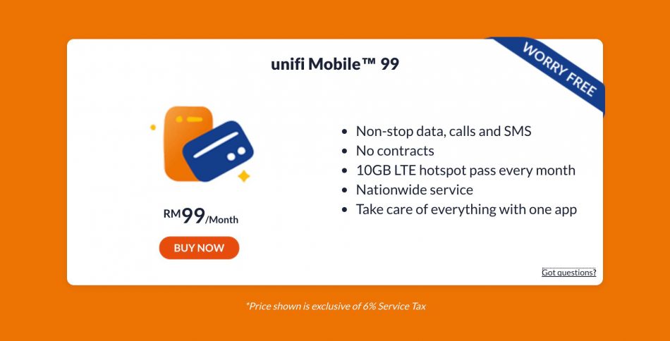 Unifi Mobile RM99