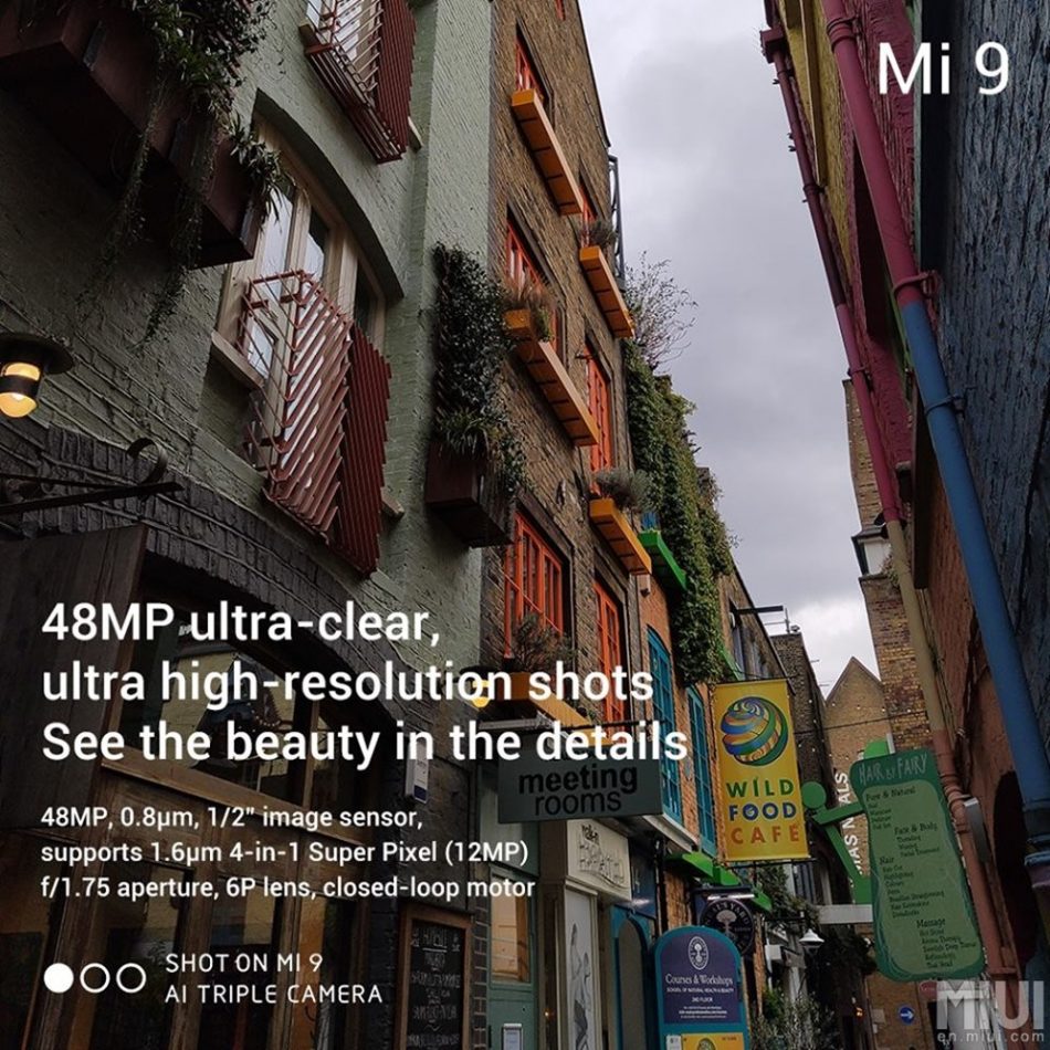 Xiaomi Mi 9 Kamera