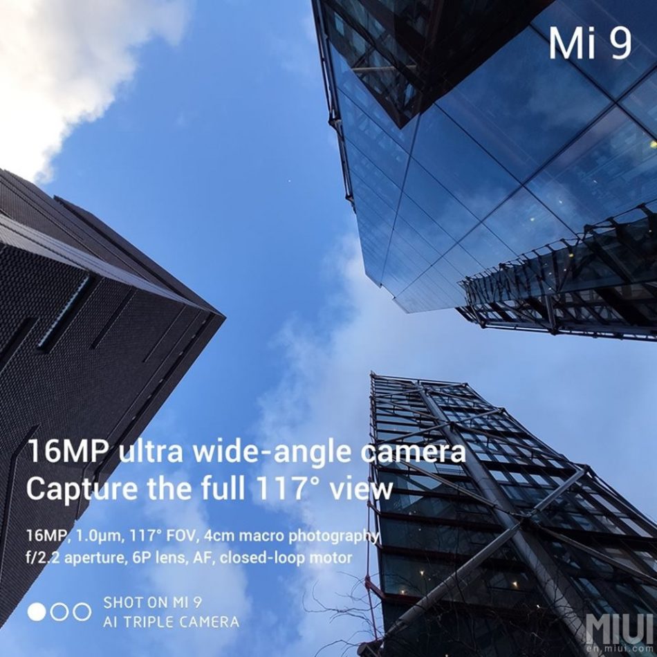 Xiaomi Mi 9 Kamera