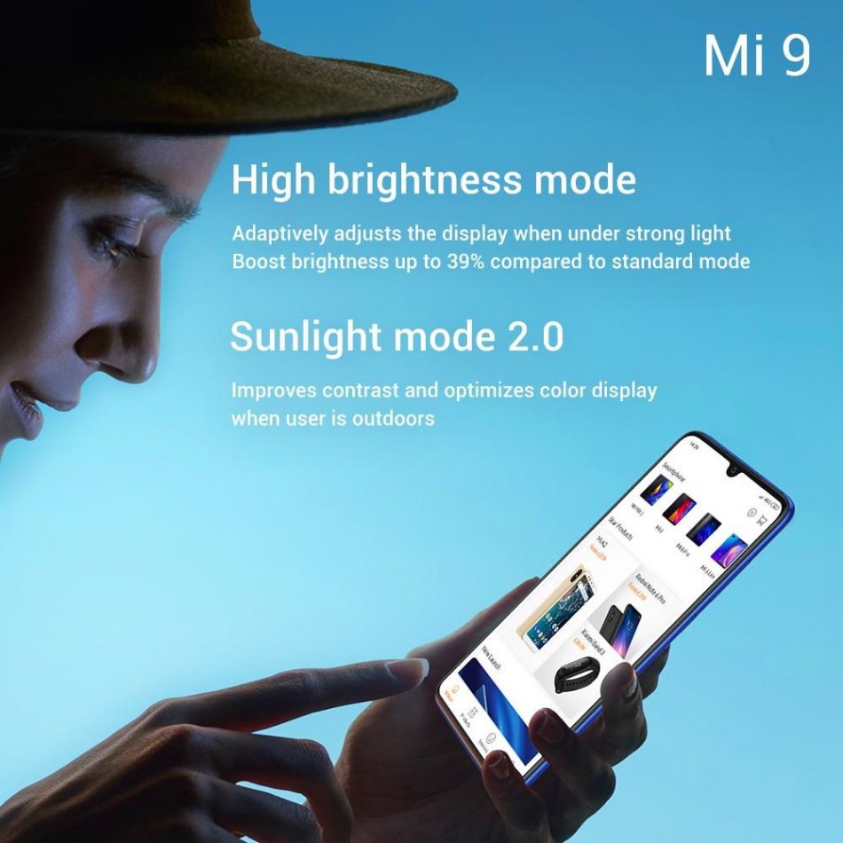 Xiaomi Mi 9 Skrin
