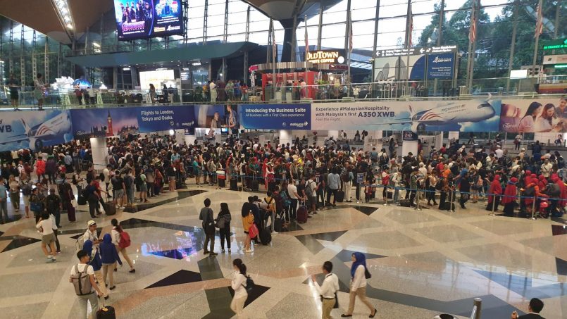 KLIA Lapangan Terbang Kapal terbang