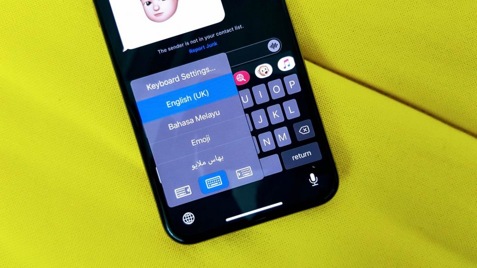 Apple iOS 13 Jawi