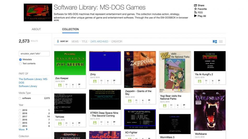 MS-DOS Arkib