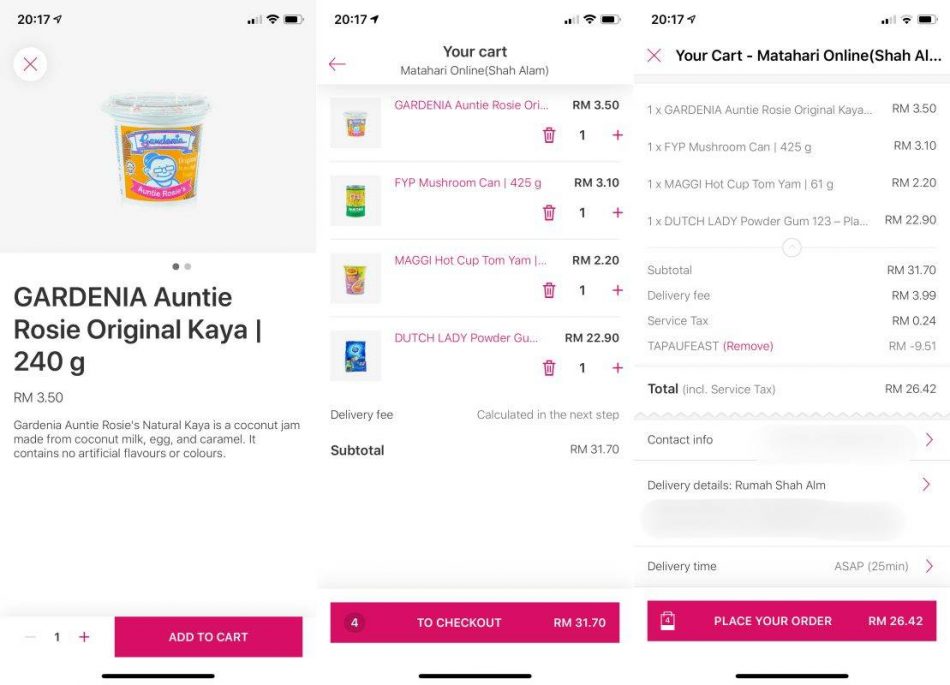 FoodPanda Kedai Runcit