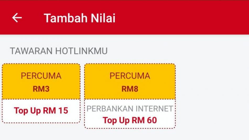 Hotlink RED Topup