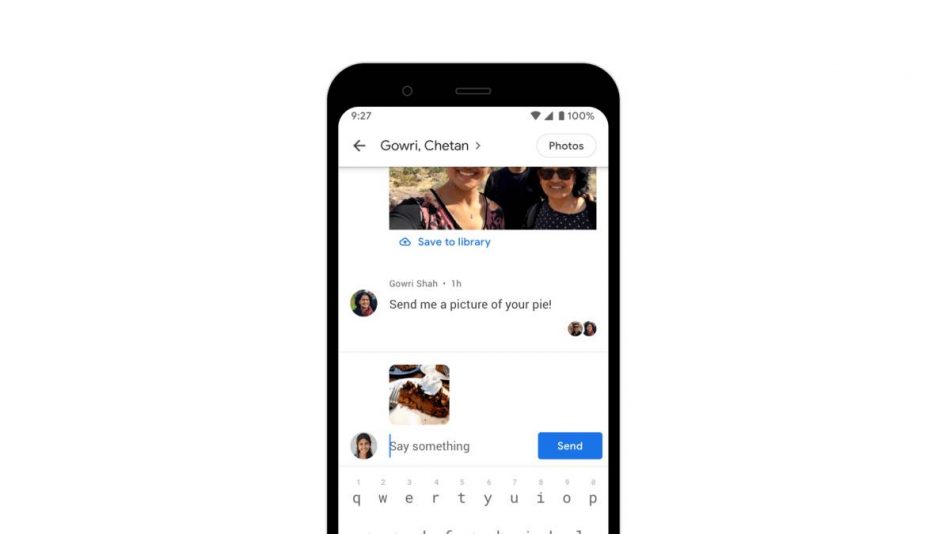 Google Photos Permesejan